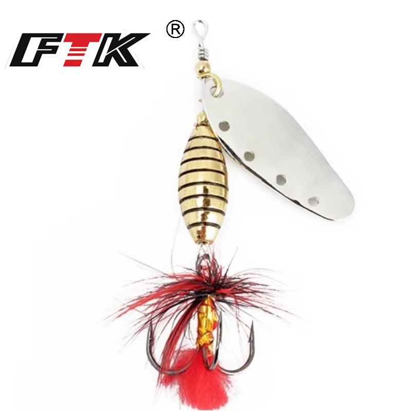 Fishing Hook Treble - FTK 6g 12g 16g 메탈 스피너