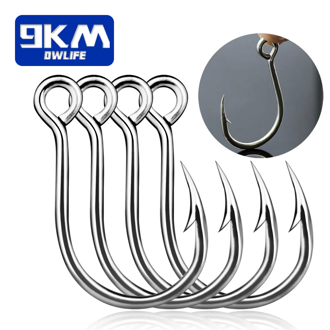 Fishing Hook Assortment - 9KM 낚시 후크 25Pcs 지그 후크