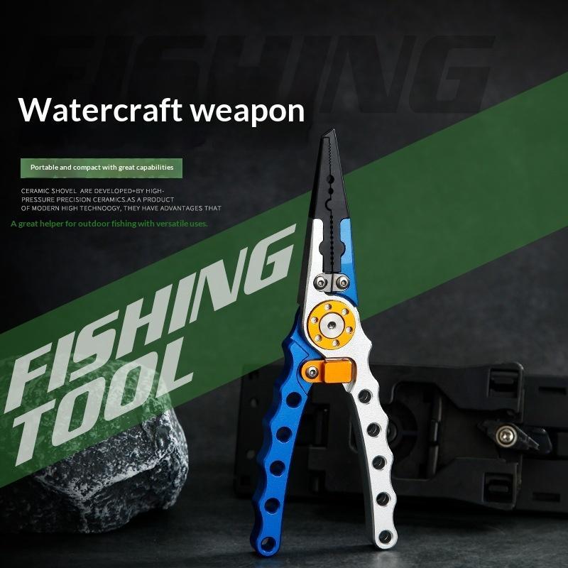 Fishing Hook Sharpener - 알루미늄 합금 낚시 플라이어, 인체공학적 미끄럼