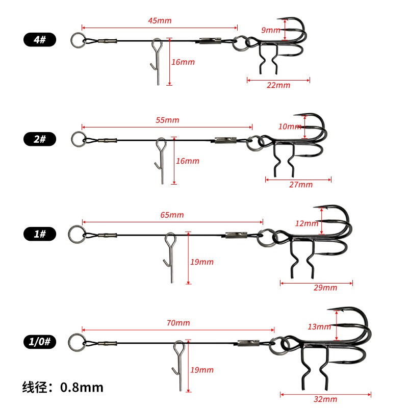 루레고 2피스 스팅어 리그 T-벨리 어시스트 훅 와이드 - Fishing Hook Weedless 리뷰 및 가격