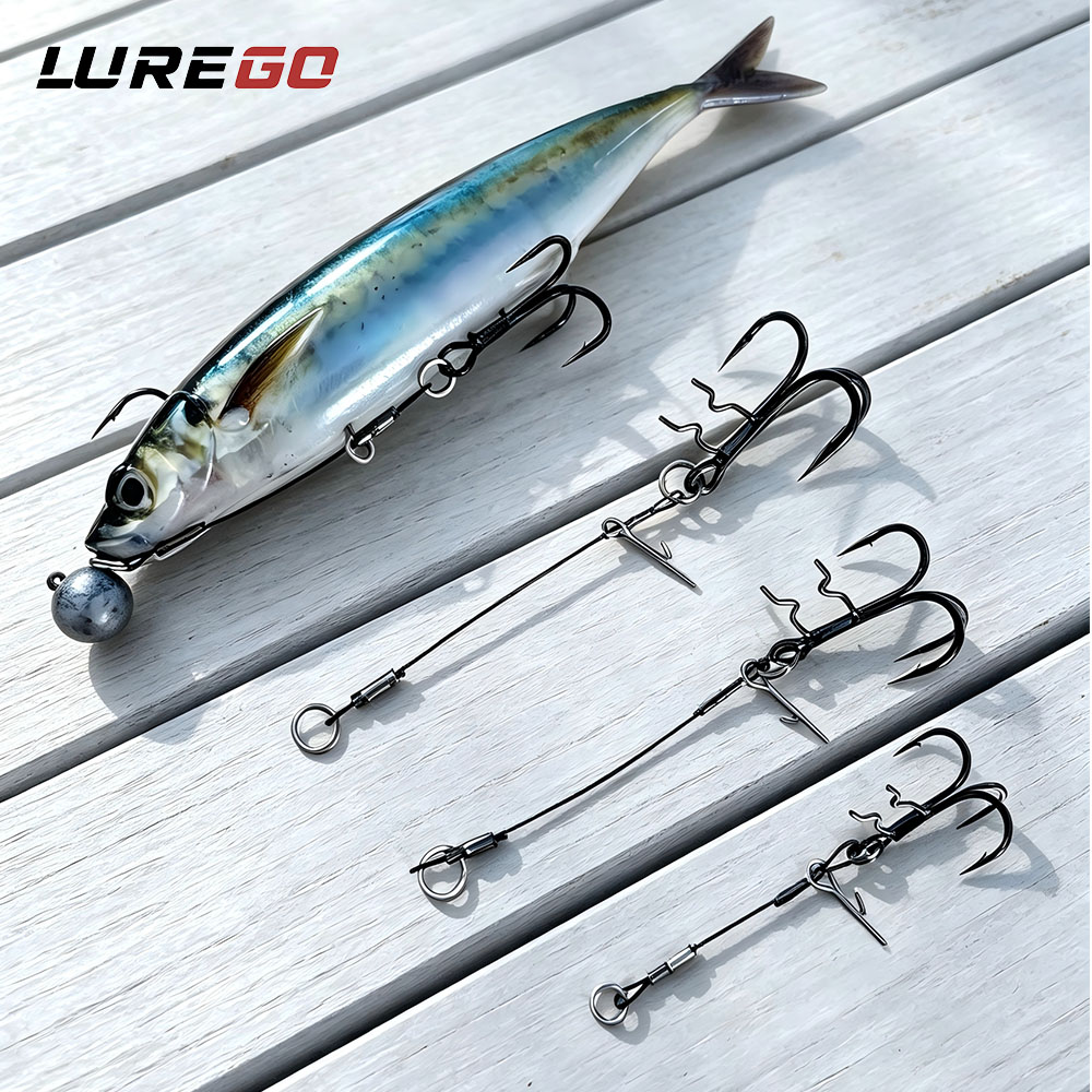 루레고 2피스 스팅어 리그 T-벨리 어시스트 훅 와이드 - Fishing Hook Weedless 리뷰 및 가격