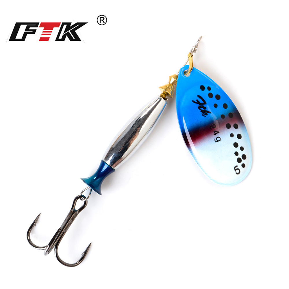 FTK 18g 24g 스피너베이트 하드 스푼 배스 루어 - Fishing Hook Treble 리뷰 및 가격