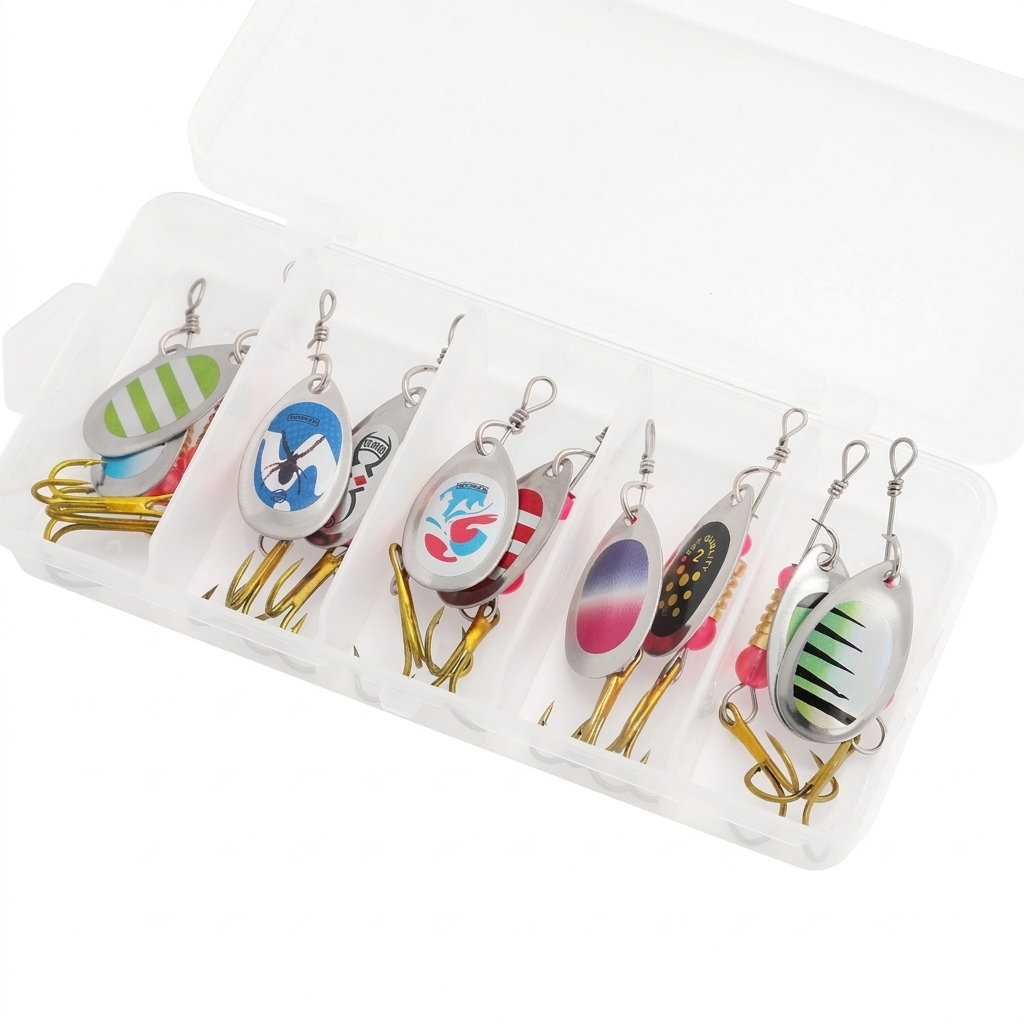 메탈 스피너 낚시 루어, 배스 낚시꾼을 위한 반사형,  - Fishing Hook Treble 리뷰 및 가격