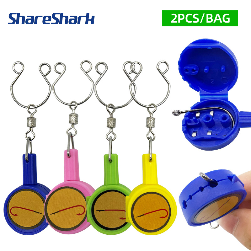 쉐어샤크 2개입/가방 빠른 매듭 묶는 도구 낚시 매듭  - Fishing Hook Stainless Steel 리뷰 및 가격
