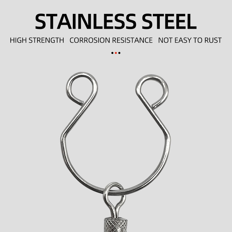 쉐어샤크 2개입/가방 빠른 매듭 묶는 도구 낚시 매듭  - Fishing Hook Stainless Steel 리뷰 및 가격